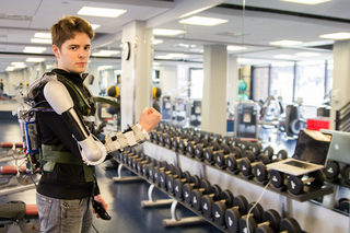 Illustration for article titled Titan Arm exoskeleton wins Dyson Foundation Award